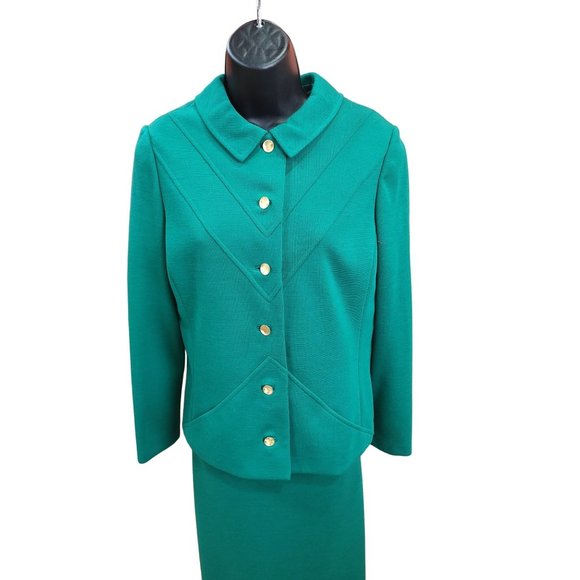 Late 70's - 80's Union Made 2 Piece Dress Set - Picture 2 of 11